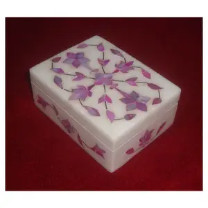 World Famous Largest Marble Product Supplier Latest New Marble Piece Inlaid Box For Business Gifts Purpose