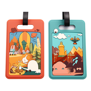 Logo personnalisé identificateurs de bagages en PVC souple - Product Image 5