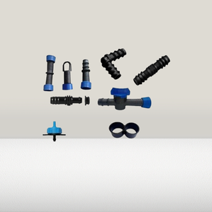 Accesorios de riego de PE a prueba de fugas de gran oferta para sistemas de riego agrícola y conexiones de tubería de goteo de jardín disponibles al mejor precio - Product Image 1