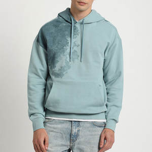 Nouveaux sweats à capuche pour hommes tendance et personnalisables, 100% coton, motif uni, vêtements décontractés d'hiver, anti-boulochage, style unique, polaire - Product Image 1