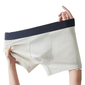 100% coton de qualité supérieure hommes classique Rise Boxer sous-vêtements personnalisés Slim Fit tricoté tissu respirant Stretch antibactérien - Product Image 1