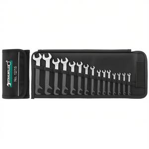 Stahlwille <b>Small</b> Double-Ended Wrench Set with Roll-Up <b>Tool</b> <b>Bag</b> - Product Image 2