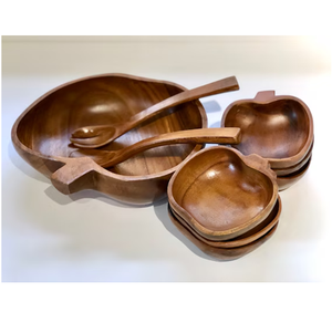 Bol à fruits secs en bois avec forme unique pour cuisine Bol à collation décoratif pour la maison de taille personnalisée avec vernis pour hôtel à vendre - Product Image 4