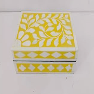 กล่องเก็บเครื่องประดับทรงสี่เหลี่ยมผืนผ้าอเนกประสงค์แบบพับได้ทำมือเป็นมิตรต่อสิ่งแวดล้อม - Product Image 1