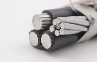 Cable aéreo acsr 2, paquete de cables eléctricos, 8 conductores de línea aérea, tamaño de Malasia