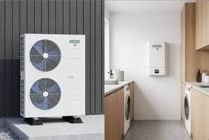 Achetez une nouvelle pompe à chaleur air-eau 10 kW, chauffe-eau instantané sans réservoir, compresseur à spirale électrique, classe A++, pour usage domestique, autoportant - Product Image 3