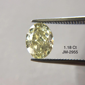 Fancy Light Brownish Yellow 1,18 Cts VS1 Fancy Forma ovalada Genuino IGI Certificado Diamantes sueltos Naturales de La India a granel - Product Image 1