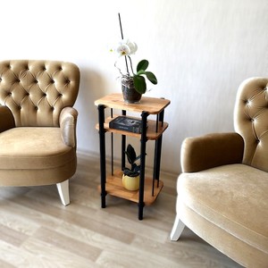 Mesa de consola de Metal moderna, armario de pared pequeño grande, estilo único, plegado, hermosos colores, mesas multifuncionales para cualquier ángulo - Product Image 3