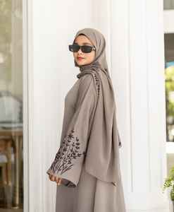 ชุดเดรสใส่สวดมนต์สำหรับผู้หญิงเสื้อผ้าอิสลามชุดใส่สวดมนต์น้ำหนักเบาและระบายอากาศได้ดี - Product Image 1