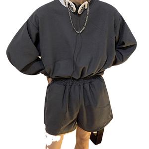 Survêtement d'été respirant pour hommes-Ensembles de sweats à capuche et de shorts pour hommes GYM et vêtements de sport - Product Image 2