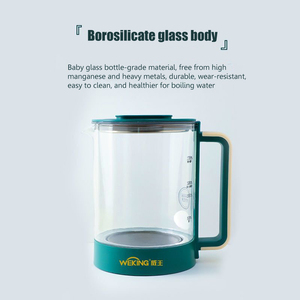 Thiết kế mới đa chức năng thủy tinh Ấm đun nước điện các thiết bị trực tuyến 1.7L 800W hộ gia đình Trung Quốc Thương hiệu thiết bị - Product Image 5