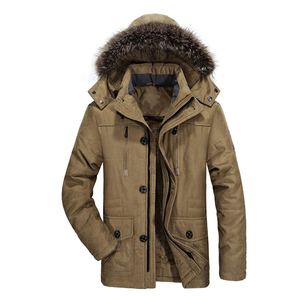 Veste parka pour homme, coupe-vent, logo sur le devant, imperméable, décontractée, vente en gros, veste parka longue d'hiver pour homme - Product Image 5