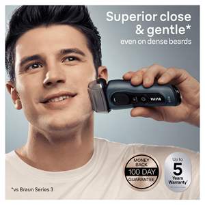 Afeitadora Eléctrica para Hombre, Uso en Seco y Húmedo, 60 Minutos de Autonomía, Recortadora de Precisión y Características Lavables con Resistencia al Agua IPX7 - Product Image 5