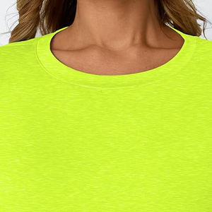 Camiseta para Mujer, Fibra Transpirable, Capa Suave, Textura Aireada, Flexible, Moldeadora, Flujo de Aire Constante, Ligera, Cómoda para Uso Diario al Aire Libre - Product Image 2