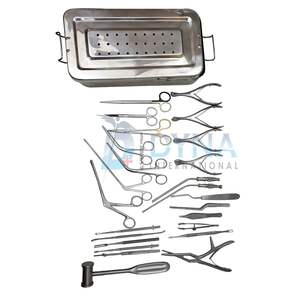 Instrumentos de septoplastia manuales de alta calidad, juego de 28 piezas, herramientas de Cirugía nasal reutilizables con certificación CE - Product Image 4