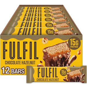 FULFIL <b>Protein</b> Snack Bars, Chocolate Hazelnut Flavored, 12 Count - Product Image 1