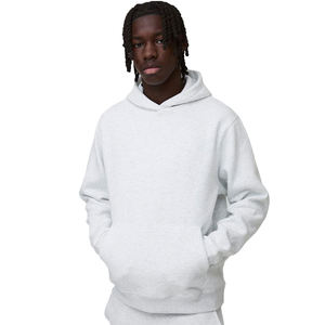 Sudadera con Capucha Personalizada para Hombre, Gruesa y Pesada, Blanca, de Algodón - Product Image 2
