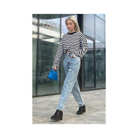 Nouveau style de jeans pour femmes jeans de couleur souillée disponibles à un prix abordable