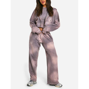 เสื้อฮู้ดผู้หญิงแบบสตรีทแต่งโลโก้ได้ตามต้องการสไตล์แฟชั่น - Product Image 1