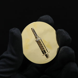 Collar con Colgante de Diamantes de Imitación CZ Estilo Hip Hop Unisex de Acero Inoxidable Premium Personalizado - Product Image 1