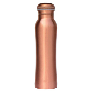 COPPER PURE COPPER <b>WATER</b> BOTTLE <b>1</b> <b>LITRE</b> MANUFACTURER FROM INDIA I SOLID COPPER BRUSHED DRINKING <b>WATER</b> BOTTLE - Product Image 5