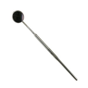 Espejo dental manual de acero inoxidable con mango Instrumento quirúrgico higiénico para examinar la boca - Product Image 1