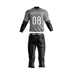 Jersey de béisbol de manga corta logotipo personalizable bordado liso poliéster ropa deportiva sublimación impresión uniformes gran oferta - Product Image 5