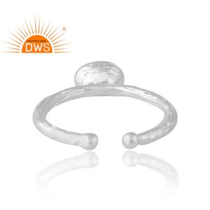 แหวนพลอยเพอริโดธรรมชาติสีเงิน925ดีไซน์เป็นเอกลักษณ์สำหรับผู้หญิงเครื่องประดับที่ออกแบบได้เองเป็นของขวัญสำหรับผู้หญิงสำหรับผู้หญิง - Product Image 2