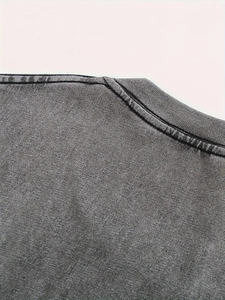 Fabricant direct 100% coton T-shirts pour hommes de qualité supérieure et durables pour une utilisation en extérieur Poids du tissu de 260 grammes - Product Image 3