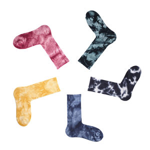 Nouvelle tendance de haute qualité Logo personnalisé marque hommes coton lavage à l'eau chaussettes colorées unisexe adulte sport lavage à l'eau chaussettes athlétiques - Product Image 3
