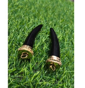 จี้เรซิ่นทนทาน ชุบทอง |   การออกแบบเครื่องประดับสมัยใหม่ทำด้วยมือ - Product Image 2