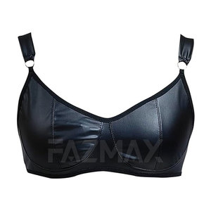 High Quality Customizable Simple Women Leather Bra Breathable <b>Light</b> Support Yoga OEM Service Pakistan in Stock - Product Image 2