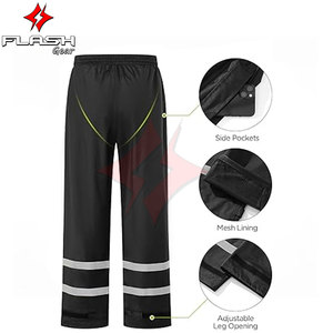 <b>Mens</b> Waterproof Rain Suit with Air Vents Reflective Breathable Rain Gear <b>Jacket</b> Pants Set Work Golf Fishing Hiking Lightweight - Product Image 6