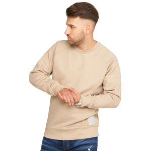 Nouveau sweat-shirt pour hommes de couleur personnalisée pull d'hiver teint uni avec personnalisation du tissu chemise de survêtement unie - Product Image 3