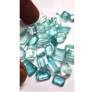 พลอยมรกตธรรมชาติ 35 เม็ด ขนาด 8 มม. ถึง 15 มม. ทรงแปดเหลี่ยม รูปไข่ เจียระไนเหลี่ยม 110 กะรัต ขายส่ง Iroc คุณภาพสูง พลอยหลวม ราคา 550 ดอลลาร์สหรัฐ สำหรับทั้งหมด - Product Image 4