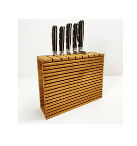 ที่วางมีดไม้ที่ดูดีที่สุดในครัวแบบตั้งติดผนังออกแบบแขวน - Product Image 1