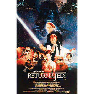 Juego de pósteres de la película Star Wars, decoración de pared de papel tamaño estadounidense para los episodios 4, 5 y 6 - Product Image 4