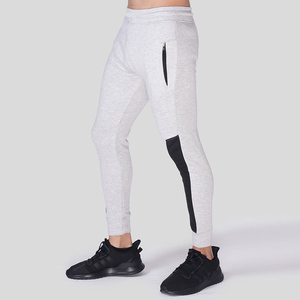 Pantalons taille haute pour hommes Logo personnalisé Pantalons de survêtement droits décontractés Service OEM Tissu haute en coton Travail Sport pour homme - Product Image 5