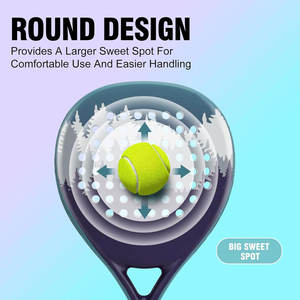 Wholesale Manufacturer's High Quality Customized Logo Design Padel Rackets with Diamond Shape Reasonable Price Sports Wear - Product Image 4