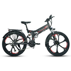 Randride จักรยานไฟฟ้าพับได้สำหรับเดินทางขนาดเล็ก250W 17AH Hurricane-750W พับได้สำหรับผู้ใหญ่จักรยานไฟฟ้าขนาด27สปีด