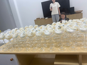 Stylish Seashell Wine Glasses, Handcrafted Conch Shell Cups with Unique Designs for Sophisticated Coastal Vibes in bulk - Product Image 5