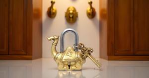 Camel Golden Brass Padlock with <b>Keys</b> Functional Working Collectible <b>Locks</b> for Gates Toolbox Luggage School Home Office Travel - Product Image 5