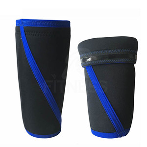 Manchon de compression pour genou en néoprène respirant et résistant pour la musculation avec coussinet antidérapant en nid d'abeille - Product Image 4