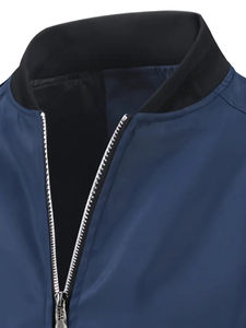 Chaquetas universitarias de talla grande para hombre, logotipo personalizado, con capucha, satinado y tela de lona, procesado recubierto de Boomletcorp - Product Image 5