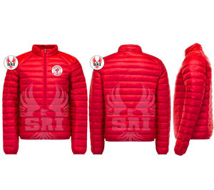 Veste matelassée en polyester brodée pour femmes Heroines of Jericho |   Veste bomber matelassée personnalisée pour femmes HOJ avec broderie maçonnique - Product Image 3