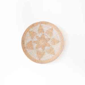 Elegante Acento Natural Mt. Bromo Decoración de pared tejida a mano en marfil neutro para decoración del hogar - Product Image 2