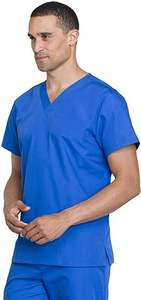 2023 élégant Medic Scrubs uniforme ensembles infirmière hôpital uniforme Stretch gommage hauts à manches courtes hommes femmes survêtement empilé Scrubs Se - Product Image 4