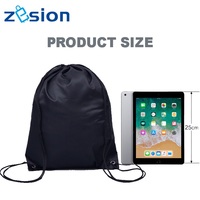 7 jours de temps de Production quantité minimale de commande 100 pièces Polyester étanche cordon sac à dos sac de sport LOGO personnalisé Sac