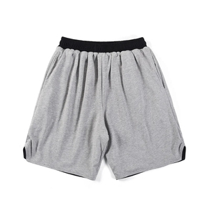 Shorts de basket OEM pour hommes et garçons, avec nom et numéro brodés, en tricot côtelé, avec poches. - Product Image 1