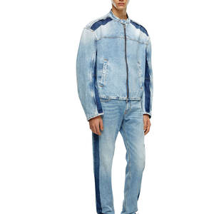 Veste en jean d'hiver épaisse de haute qualité pour homme avec fourrure, design d'hiver, veste universitaire, veste en jean doublée de fourrure avec fourrure en polaire - Product Image 2